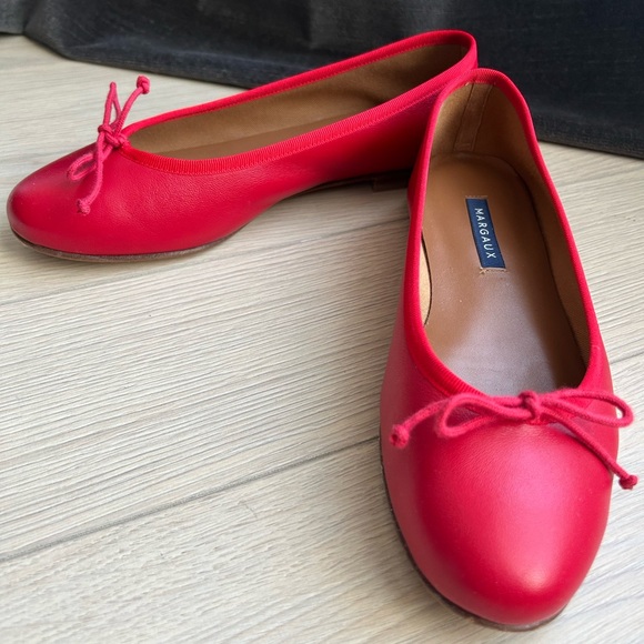 Margaux The Demi red ballet flats - Picture 2 of 10